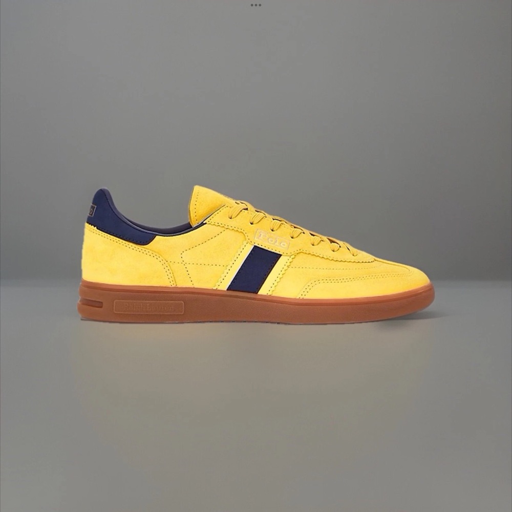 Polo by Ralph Lauren Yellow and Navy Sneakers